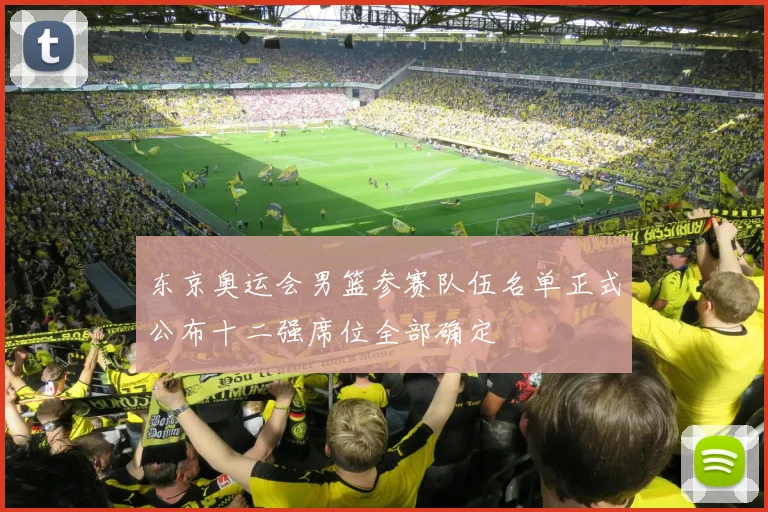 东京奥运会男篮参赛队伍名单正式公布十二强席位全部确定